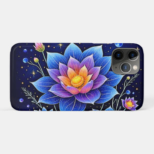 Funda Para iPhone 11 Pro Impresionante diseño de sueños florales cósmicos
