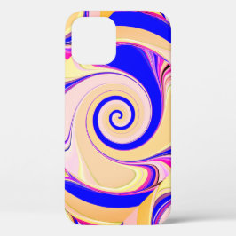 Funda Para iPhone 12 Impresionante Espiral Swirl