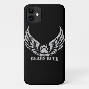 Funda Para iPhone 11 Impresionante oso Oso Orgullo Osos Régimen Alas Án