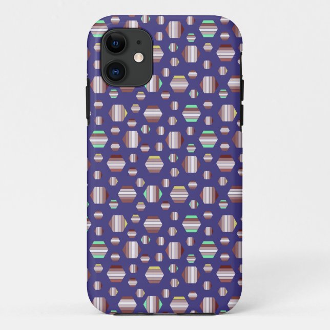 Funda De Case-Mate Para iPhone Impresionante patrón floral (Reverso)