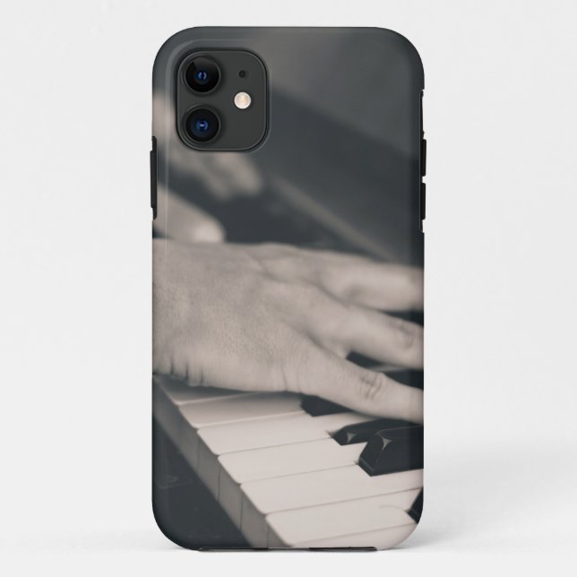 Funda De Case-Mate Para iPhone Impresionante piano (Reverso)