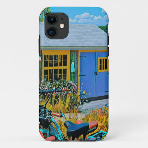 Funda Para iPhone 11 Impresionante pintura en bicicleta