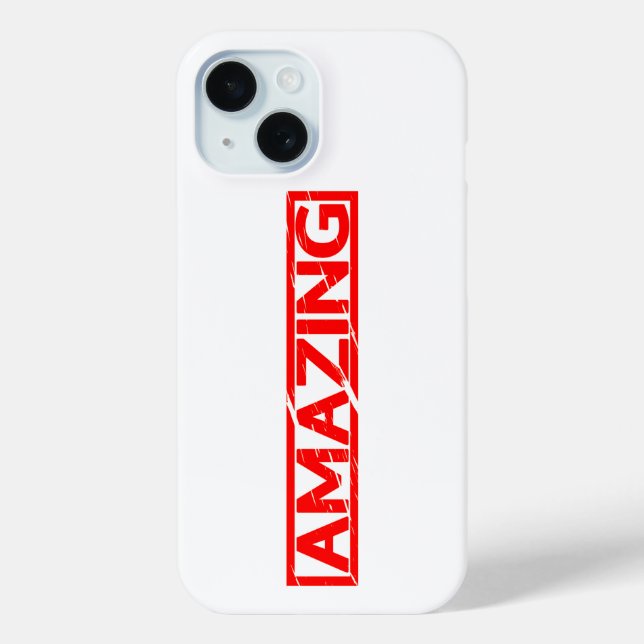 Funda De Case-Mate Para iPhone Impresionante sello (Reverso )