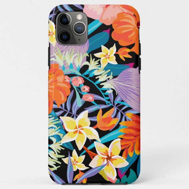 Funda De Case-Mate Para iPhone Impresionantes flores exóticas (Reverso)