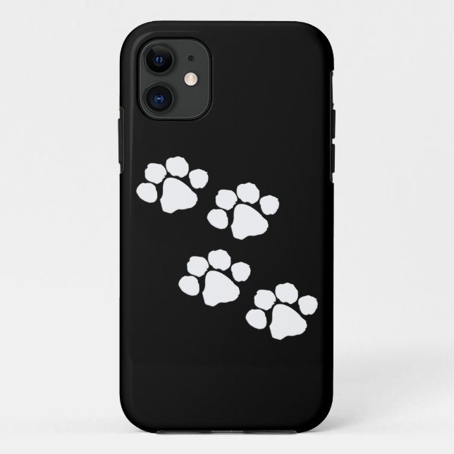 Funda De Case-Mate Para iPhone Impresiones animales de la pata (Reverso)