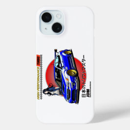 FUNDA PARA iPhone 15 IMPREZA TIPO R JDM "MAESTRO DE DRIFT"