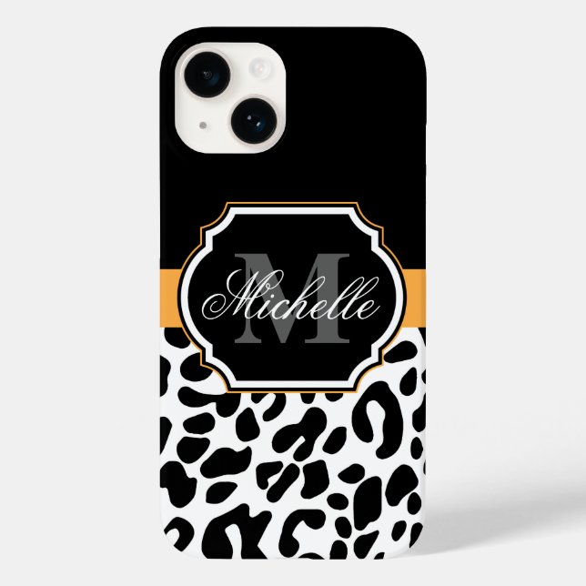 Funda De Case-Mate Para iPhone Imprimir leopardo (Reverso )