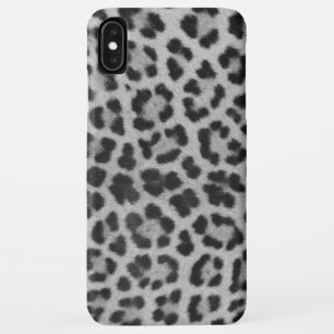 Funda Para iPhone XS Max Imprimir Leopardo En Blanco Y Negro