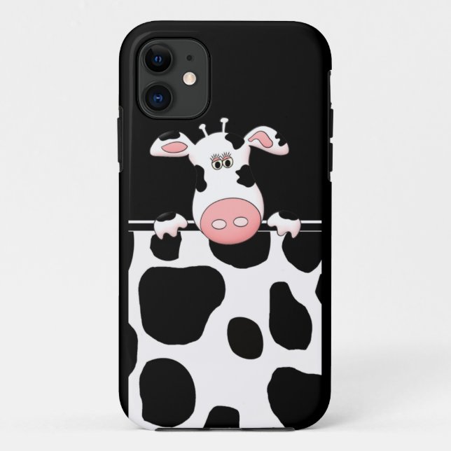 Funda De Case-Mate Para iPhone Imprimir vaca (Reverso)