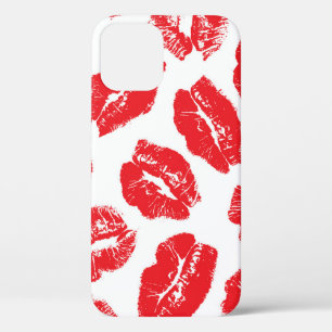 Funda Para iPhone 12 Imprint Kiss Red Lips: Vieja sin Marea