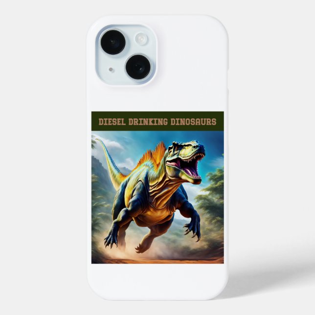 Funda De Case-Mate Para iPhone Impulsado por diésel (Reverso )