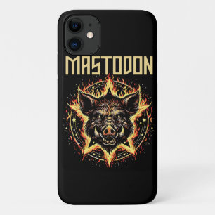Funda Para iPhone 11 Incendio del jabalí Mastodon