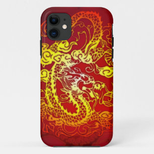 Funda Para iPhone 11 Incorpore el rojo del fuego del dragón