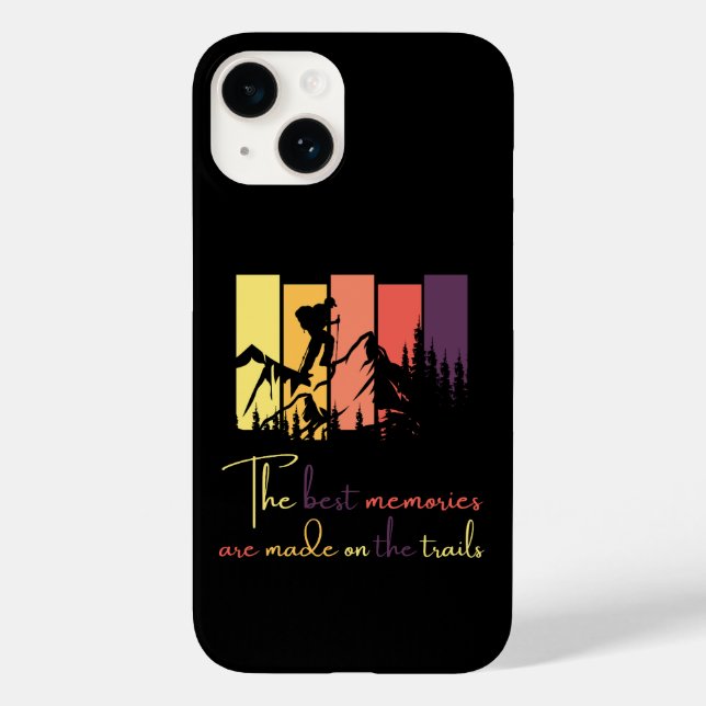 Funda De Case-Mate Para iPhone Increíble estuche de teléfono de senderismo (Reverso )