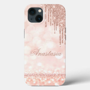 Funda Para iPhone 13 Increíble, Guay, Pink Sparkly