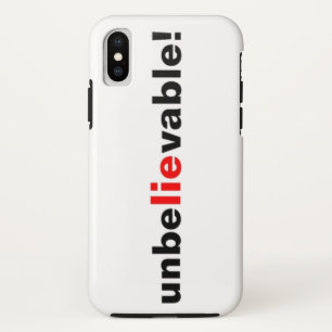 Funda Para iPhone X Increíble mentira iPhone X estuche para teléfono r