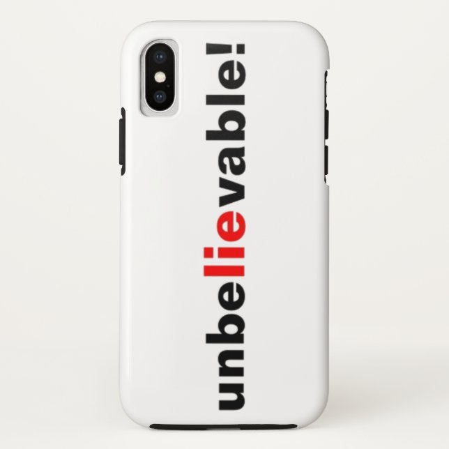 Funda De Case-Mate Para iPhone Increíble mentira iPhone X estuche para teléfono r (Reverso)