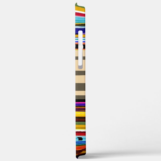 Funda De Case-Mate Para iPhone Increíbles rayas RUPYDETEQUILA arte moderno Funda- (Reverso / Izquierdo)