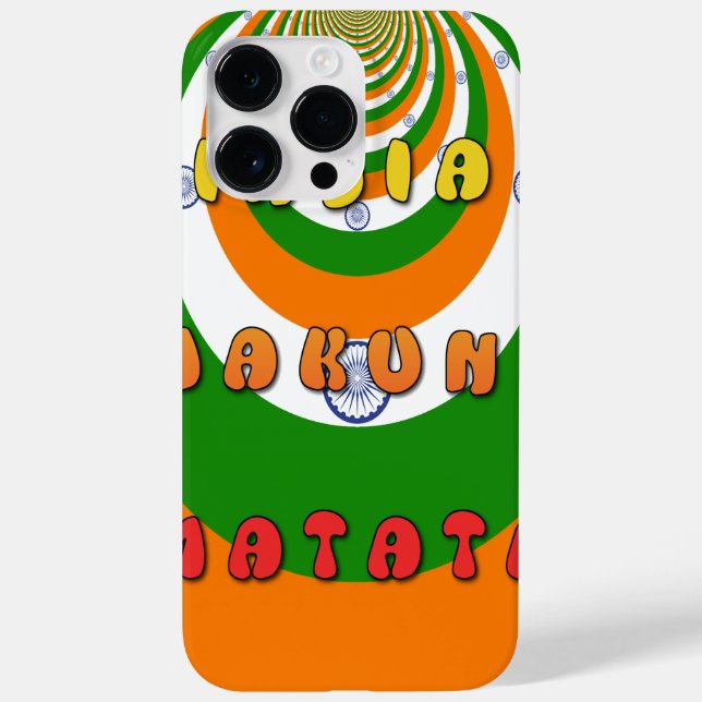 FUNDA DE Case-Mate PARA iPhone INDIA MATATA HAKUNA (Reverso)