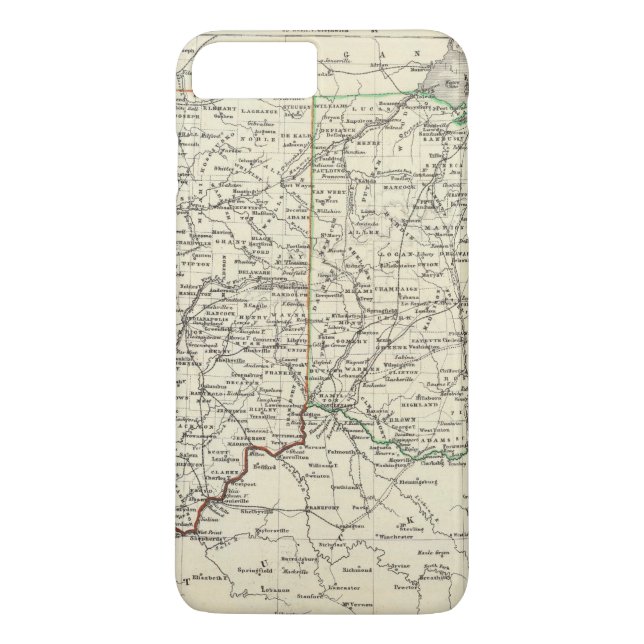 Funda De Case-Mate Para iPhone Indiana y Ohio (Reverso)