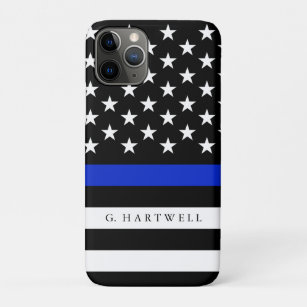 Funda Para iPhone 11 Pro Indicador de policía de nombre personalizado