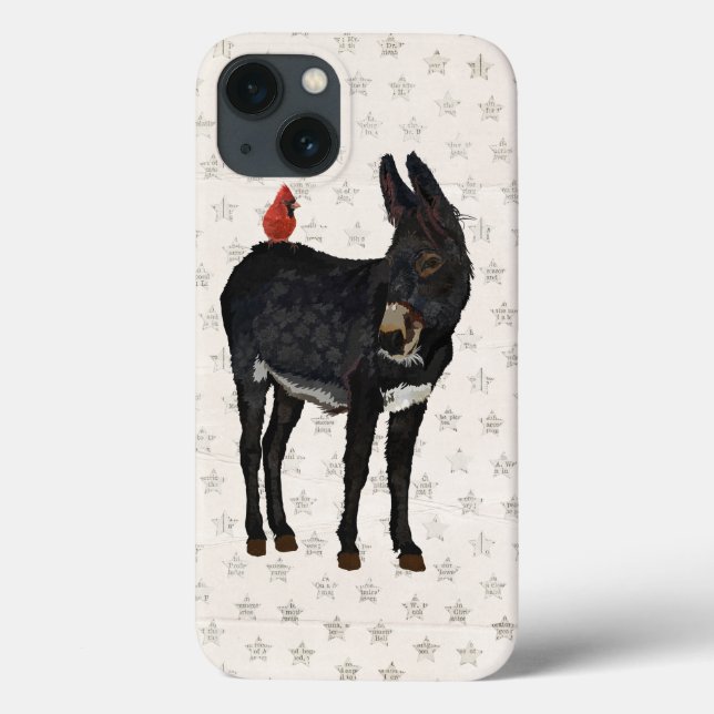 FUNDA DE Case-Mate PARA iPhone INDIGO DONKEY Y CARDINAL (Reverso)