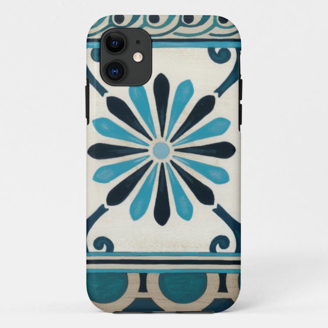 Funda De Case-Mate Para iPhone Indigo friso II sin Embellecer (Reverso)
