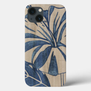 Funda Para iPhone 13 Indigo hibiscus