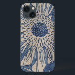 Funda Para iPhone 13 Indigo Sunflower<br><div class="desc">Floral</div>