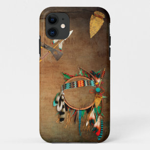 Funda Para iPhone 11 Indio del destral de la punta de flecha del nativo