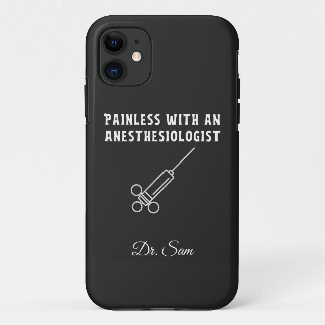 Funda De Case-Mate Para iPhone Indolencias con anestesiólogo, anestesiología (Reverso)