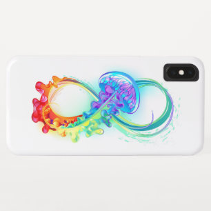 Funda Para iPhone XS Max Infinidad con las medusas del arcoiris