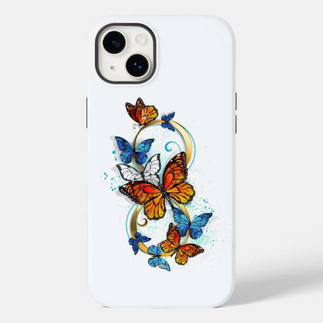 Funda De Case-Mate Para iPhone Infinidad de Mariposas Monarca (Reverso )