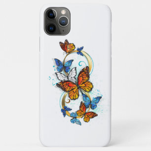 Funda Para iPhone 11 Pro Max Infinidad de Mariposas Monarca