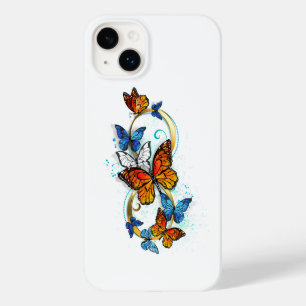 Funda Para iPhone 14 Plus De Case-Mate Infinidad de Mariposas Monarca