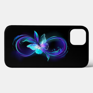 Funda Para iPhone 13 Infinito brillante con mariposa mágica