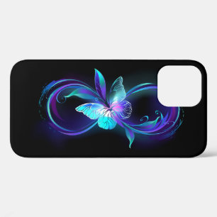 Funda Para iPhone 12 Pro Infinito brillante con mariposa mágica