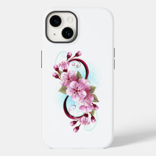 Funda Para iPhone 14 De Case-Mate Infinito con las flores de flores de Sakura Blosso