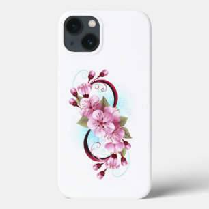 Funda Para iPhone 13 Infinito con las flores de flores de Sakura Blosso