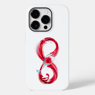 Funda Para iPhone 14 Pro De Case-Mate Infinito con vino Rojo