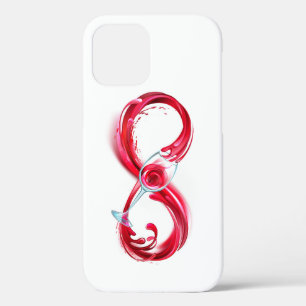 Funda Para iPhone 12 Pro Infinito con vino Rojo
