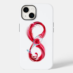 Funda Para iPhone 14 De Case-Mate Infinito con vino Rojo