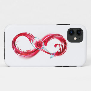 Funda Para iPhone 11 Infinito con vino Rojo