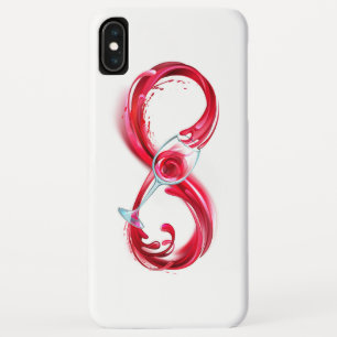 Funda Para iPhone XS Max Infinito con vino Rojo