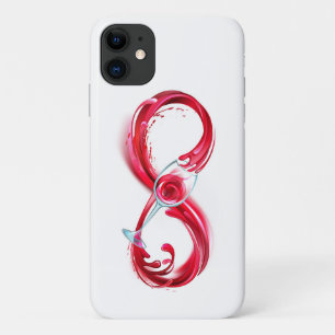 Funda Para iPhone 11 Infinito con vino Rojo