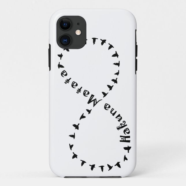 Funda De Case-Mate Para iPhone Infinito Hakuna Matata (Reverso)