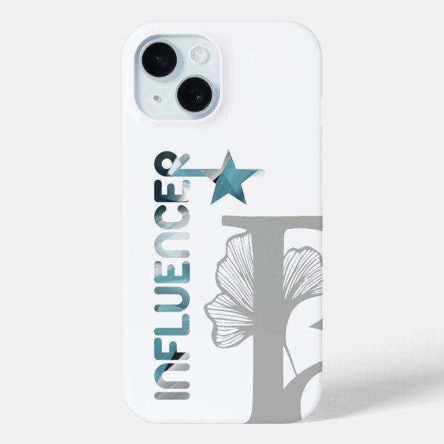 Funda De Case-Mate Para iPhone INFLUENCER iPhone Cases Tendencia Resumen Océano A (Reverso )