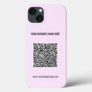 Funda Para iPhone 13 Información de exploración de código QR y Personal