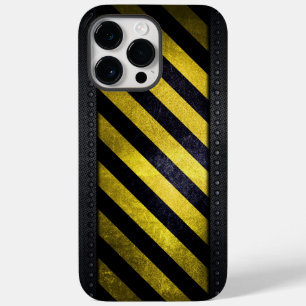 Funda Para iPhone 14 Pro Max De Case-Mate Ingeniero de construcción de franjas de peligro am