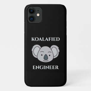 Funda Para iPhone 11 Ingeniero Koalafied Cute Koala Funny Job Pun
